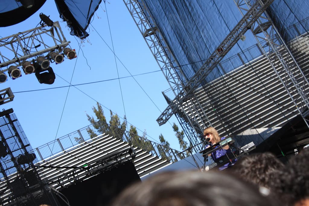 Festival wristbands and fast-line entrance at a Corona Capital gate in Mexico City