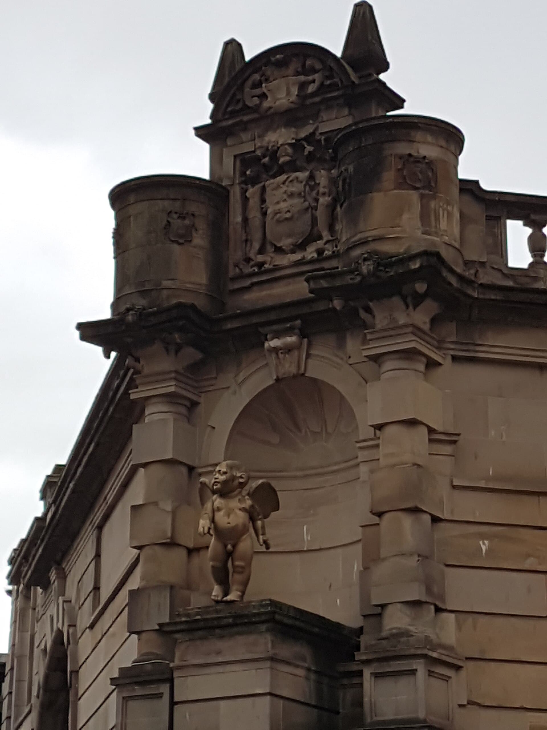 The Tron Theatre steeple on Trongate in the Merchant City
