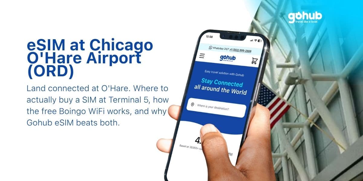eSIM at Chicago O'Hare Airport (ORD): 2026 Arrival Guide