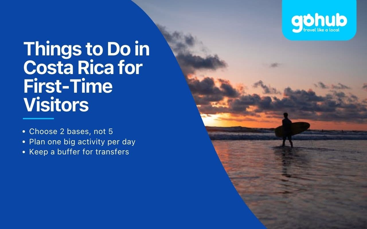 Things to Do in Costa Rica for First-Time Visitors: Pick Your Regions, Then Your Days